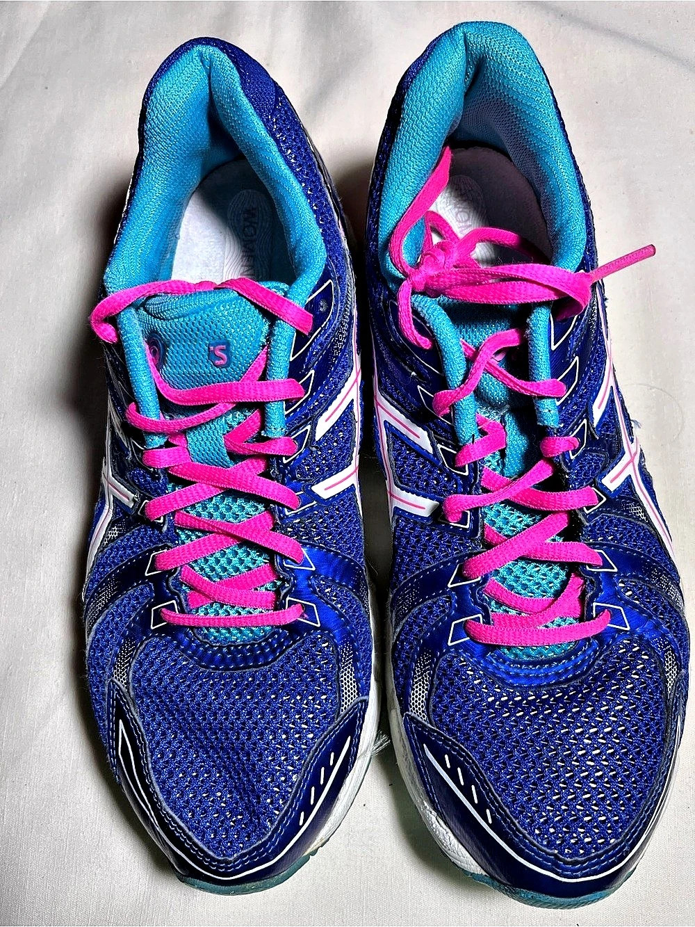 ASICS Gel-Exalt Athletic Shoes Blue & Pink US 8.5